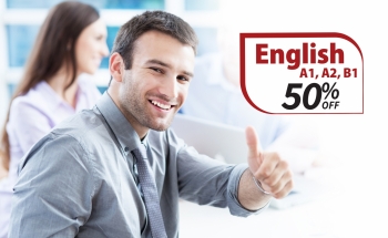 Курсове по английски език за възрастни с 50% отстъпка!